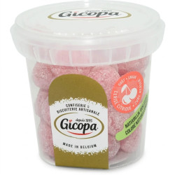 Boîte 150g bonbons Gicopa Cerises Citriques acidulées artisanat liégeois prix discount.