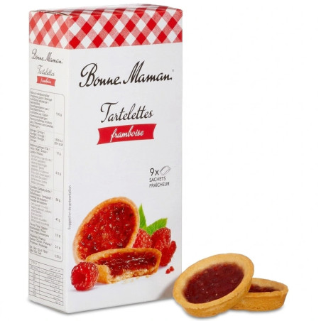 Tartelettes Bonne Maman framboise 135g sablé gourmand prix discount Liège.