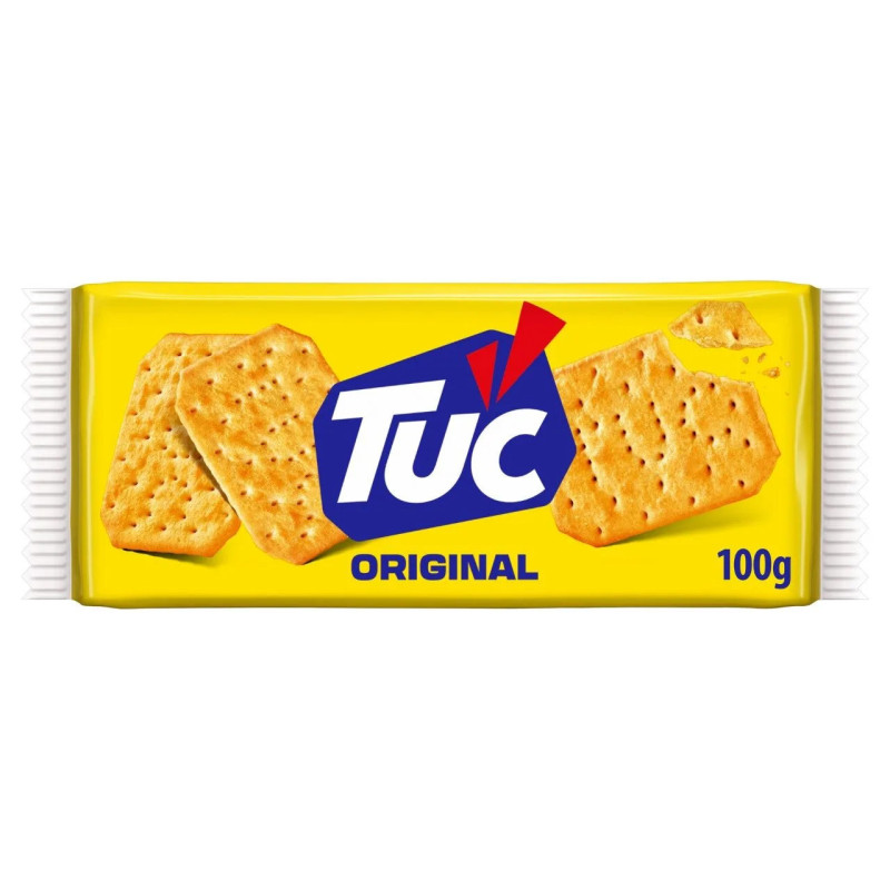 Paquet 100g biscuits Lu Tuc Original crackers salés au prix le plus bas en Province de Liège.