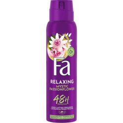 Déodorant spray Fa Relaxing Mystic Passionflower 150ml protection 48h prix discount Liège.