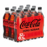 Pack 12 bouteilles 50cl Coca-Cola Zéro Sugar Import boisson pétillante sans sucre prix discount.