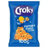 Sachet 100g chips Croky Paprika Rings anneaux croquants paprika prix discount Liège.