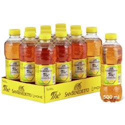 Pack 12 bouteilles 50cl San Benedetto Thé Citron iced tea italien prix discount Liège.