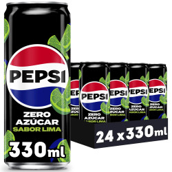 Carton 24 canettes 33cl Pepsi Lime Zéro Sugar boisson pétillante citron vert prix discount Liège.
