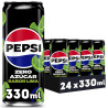 Carton 24 canettes 33cl Pepsi Lime Zéro Sugar boisson pétillante citron vert prix discount Liège.