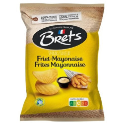 Sachet 125g chips Brets Frites Mayonnaise saveur friterie prix discount Liège.