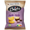 Chips Brets Aïoli 125g saveur ail et crème prix discount province Liège.
