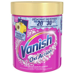 Pot 470g Vanish Oxi Action Couleurs poudre détachante linge prix discount Liège.