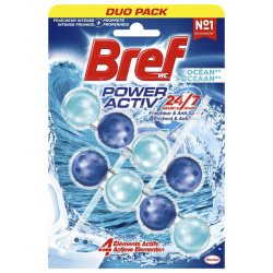 Pack 2 blocs Bref WC Power Activ Océan fraîcheur marine prix discount Liège.