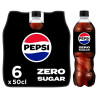 Pack 6 bouteilles 50cl Pepsi Zéro Sugar boisson cola sans sucres prix discount Liège.