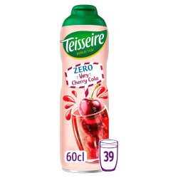 Teisseire Zero Cherry Cola 60cl | Sirop sans Sucre au Meilleur Prix Liège