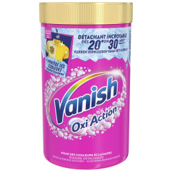 Poudre détachante Vanish Oxi Action Couleurs 1,41kg prix discount Liège.