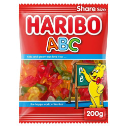 Haribo ABC Bonbons 200 Gr