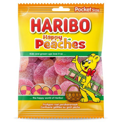 Haribo Happy Peaches Bonbons 75 Gr