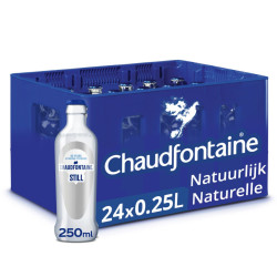 Chaudfontaine Eau Plate Verre 24x25 Cl