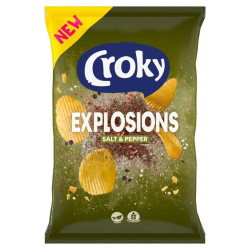 Croky Explosions Sel & Poivre Chips 150 Gr