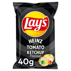 Lay's Heinz Tomato Ketchup Chips 40 Gr