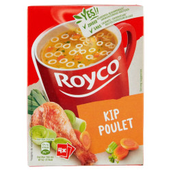 Royco Poulet Soupe Instantanée en Sachet 4x11,7 Gr