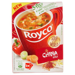 Royco China Style Soupe Instantanée en Sachet 3x16,4 Gr