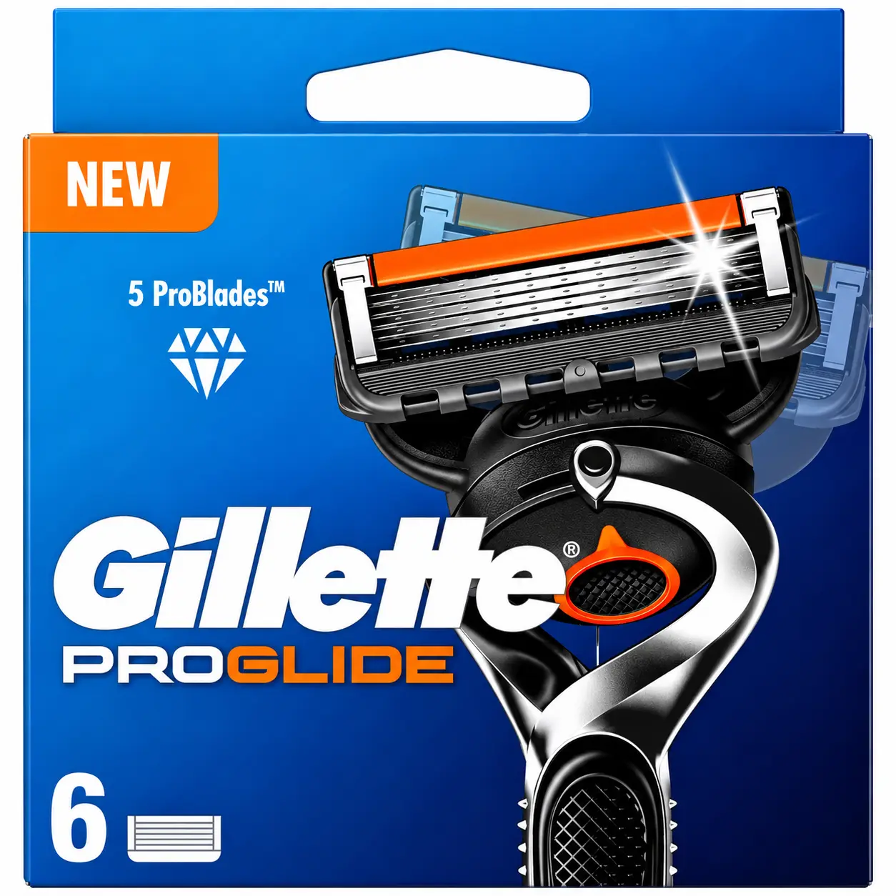 Gillette ProGlide Power Lames de Rasoir 6 Pièces