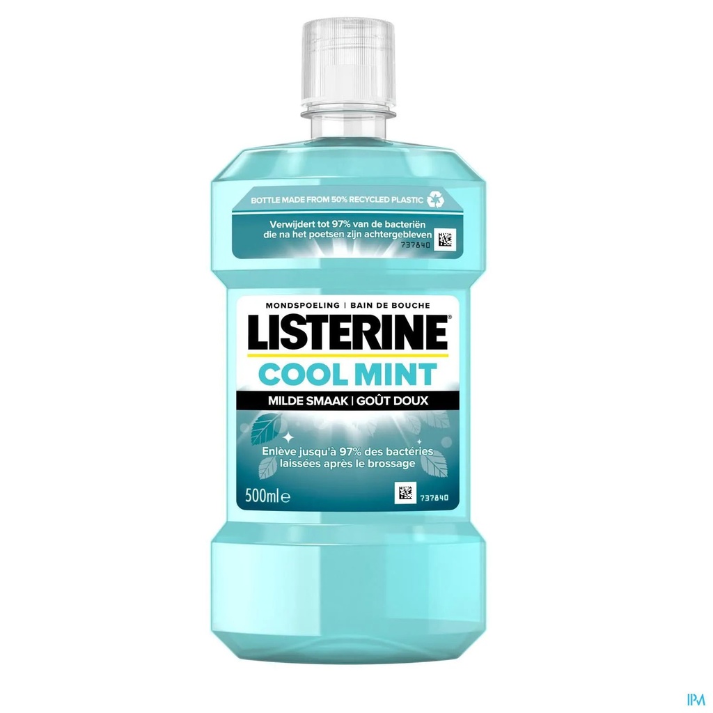 Listerine Cool Mint Bain de Bouche 500 Ml