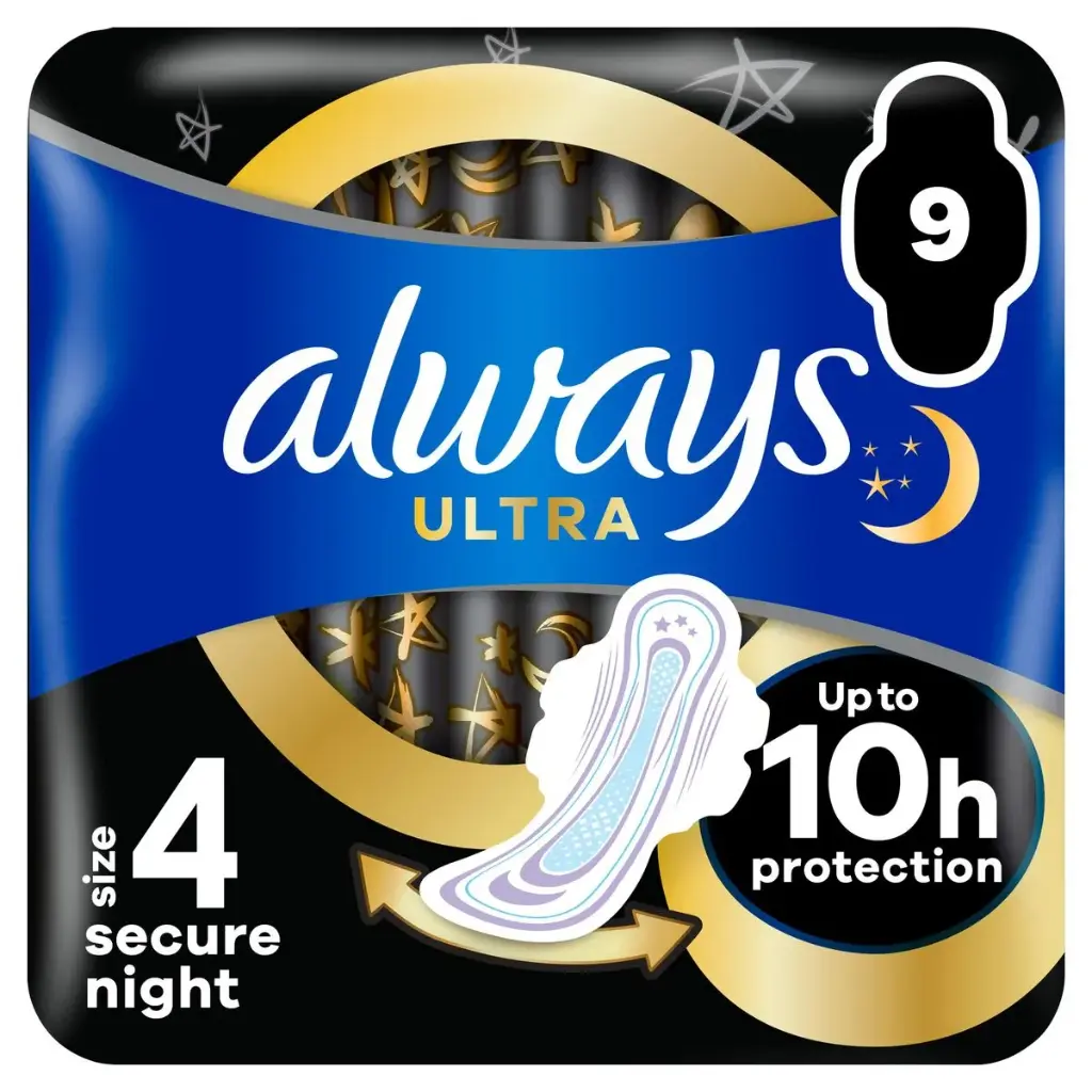 Always Ultra Secure Night 9 Pièces