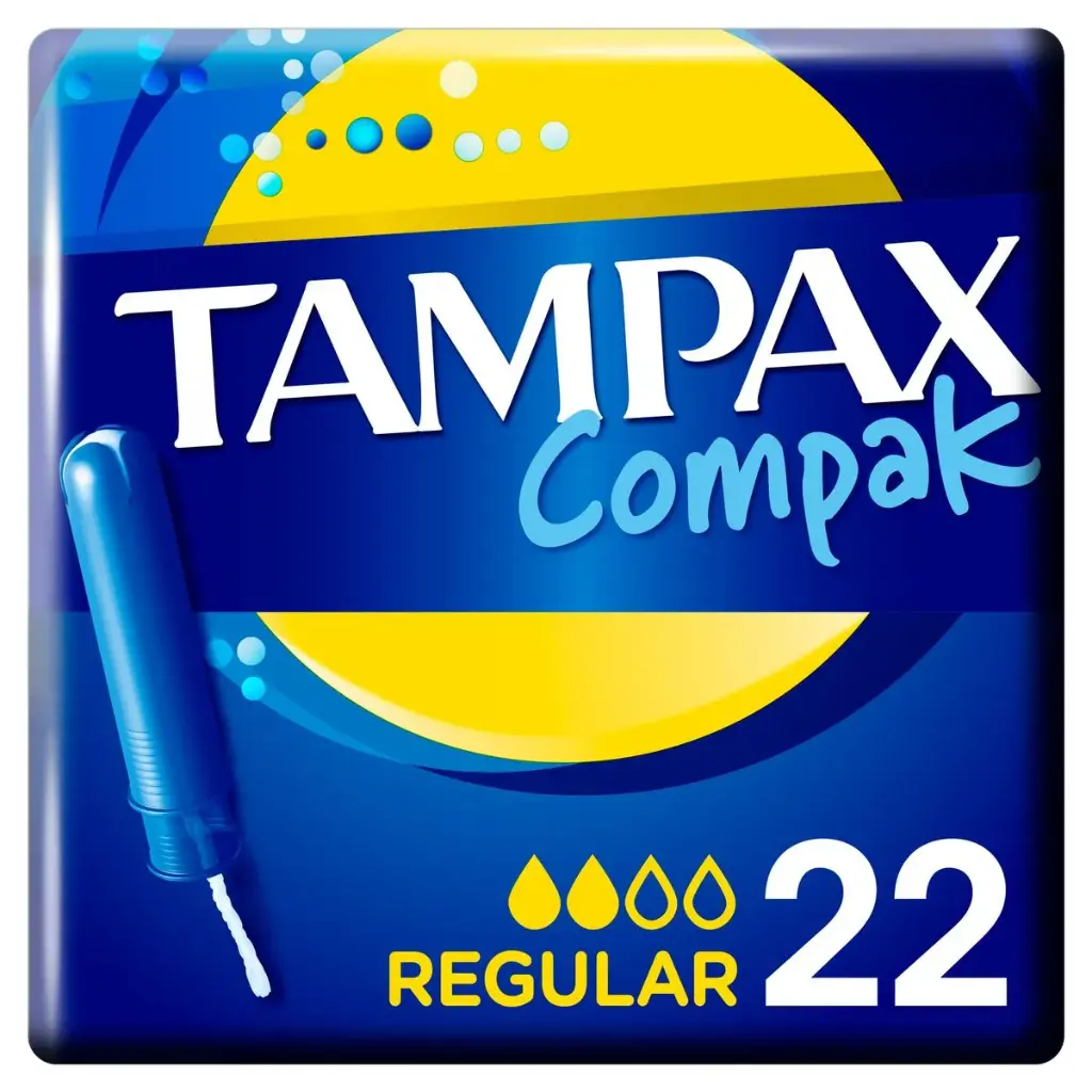 Tampax Compak Regular Tampons 22 Pièces