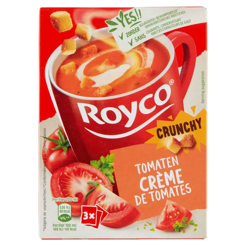 Royco Crunchy Crème de Tomates 3x18,1 Gr