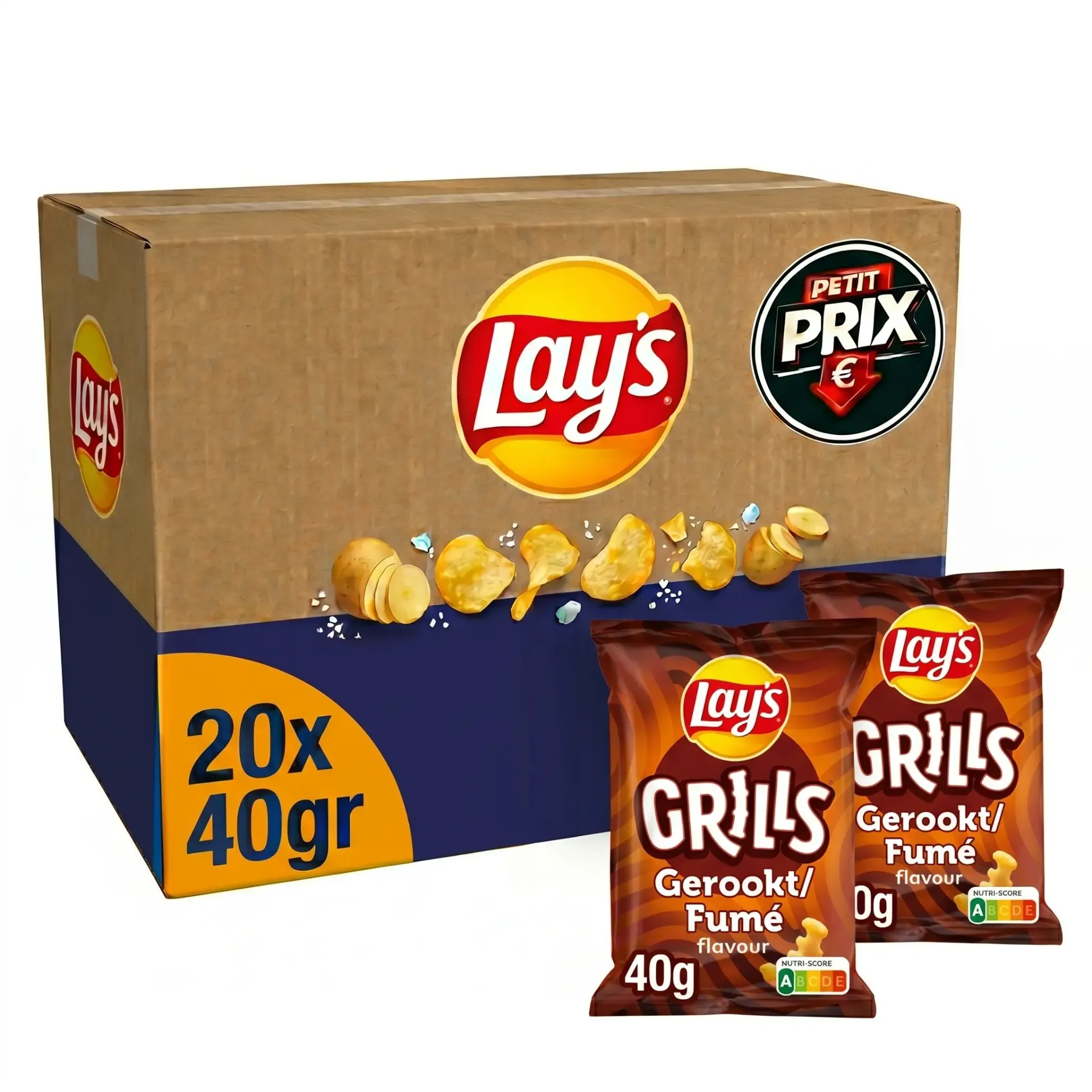 [LAY005] Lay's Grills Chips 20x40 Gr