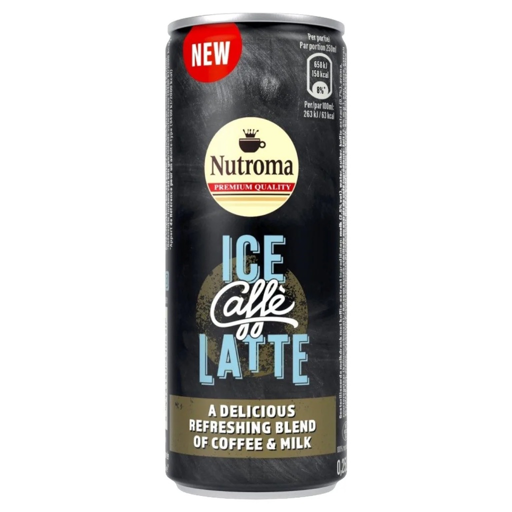 Nutroma Ice Café Latté Canette 25 Cl