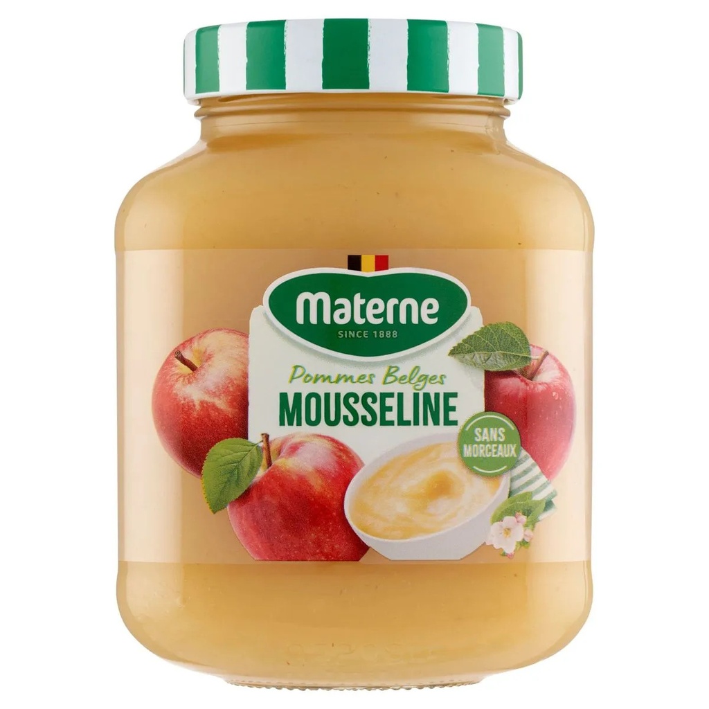 Materne Mousseline de Pommes Bocal 600 Gr