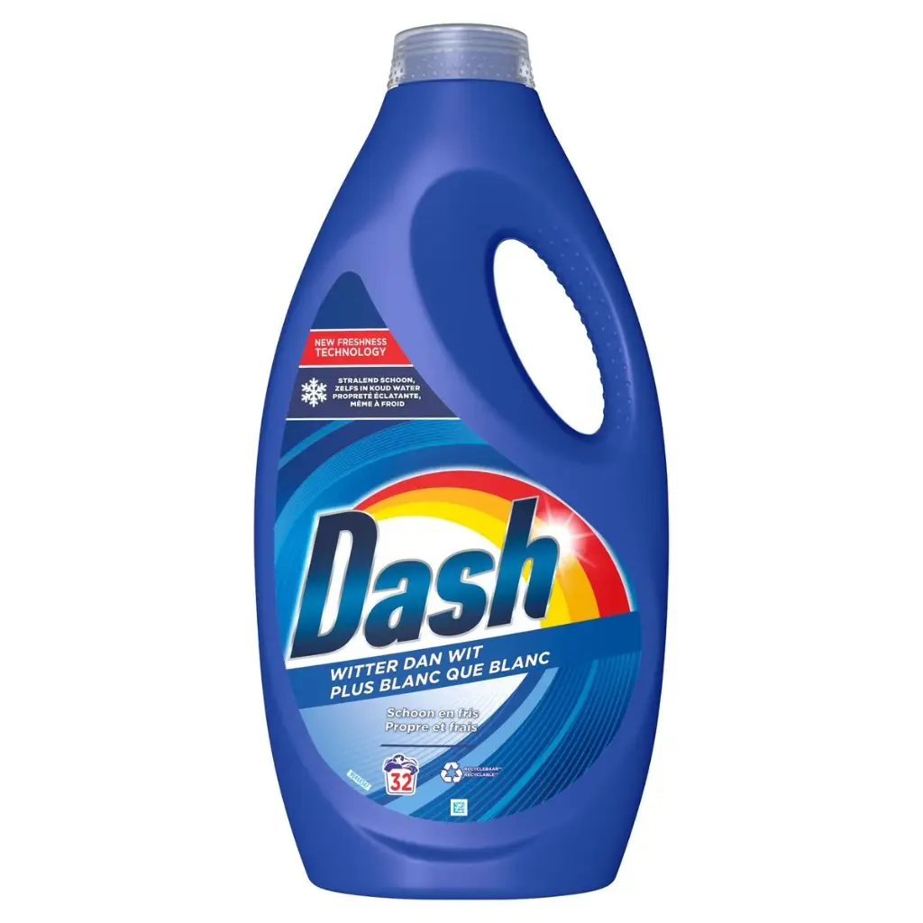 Dash Plus Blanc Que Blanc Lessive Liquide 32 Doses