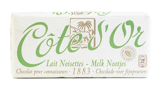 Côte d'Or Lait Noisette Tablette de Chocolat 150 Gr