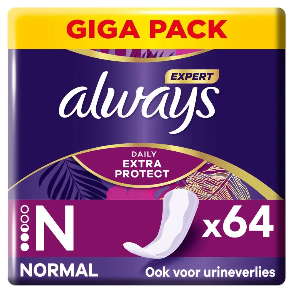 Always Daily Extra Protect Normal 64 Pièces