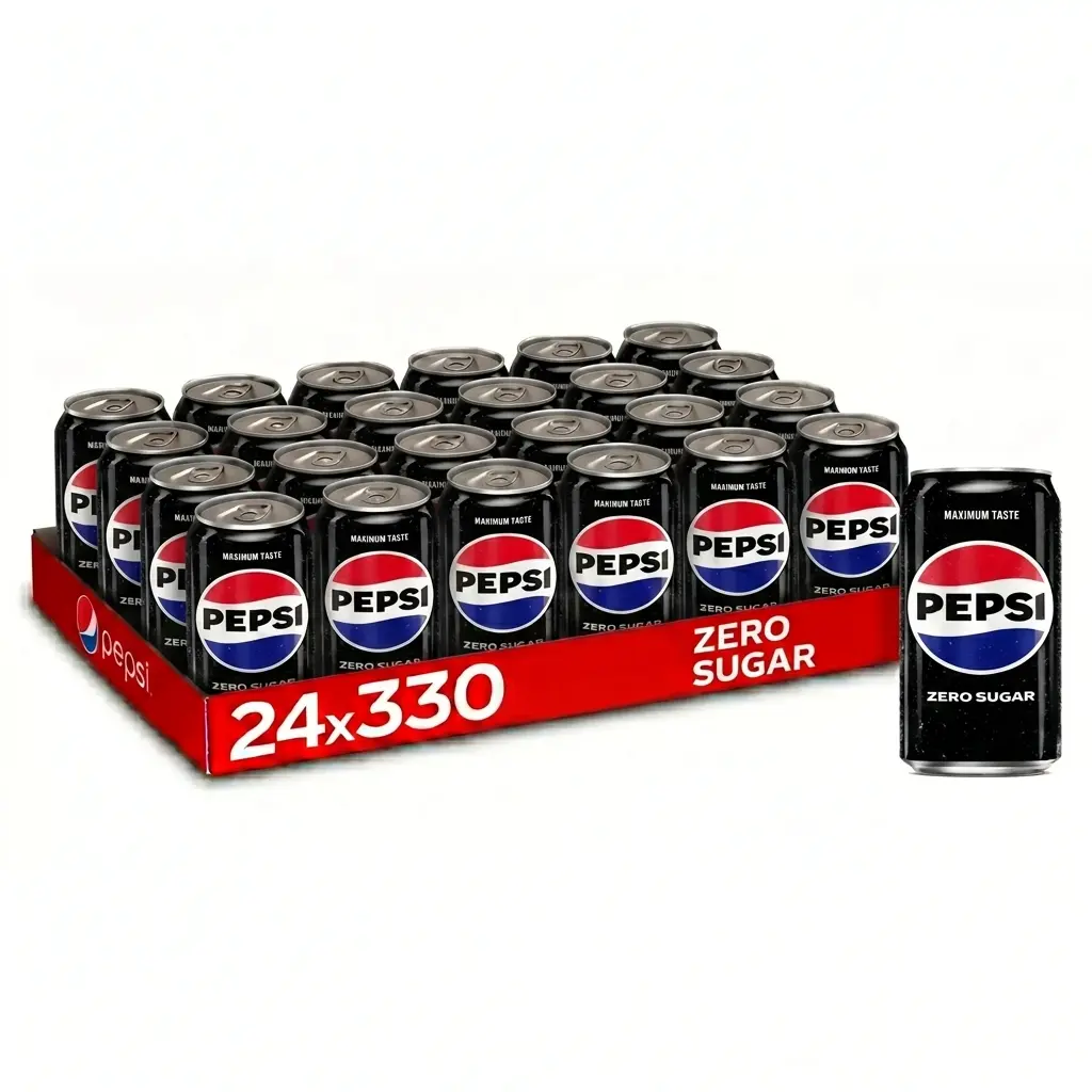 [PEP002] Pepsi Zero Sugar BE Canette 24x33 Cl