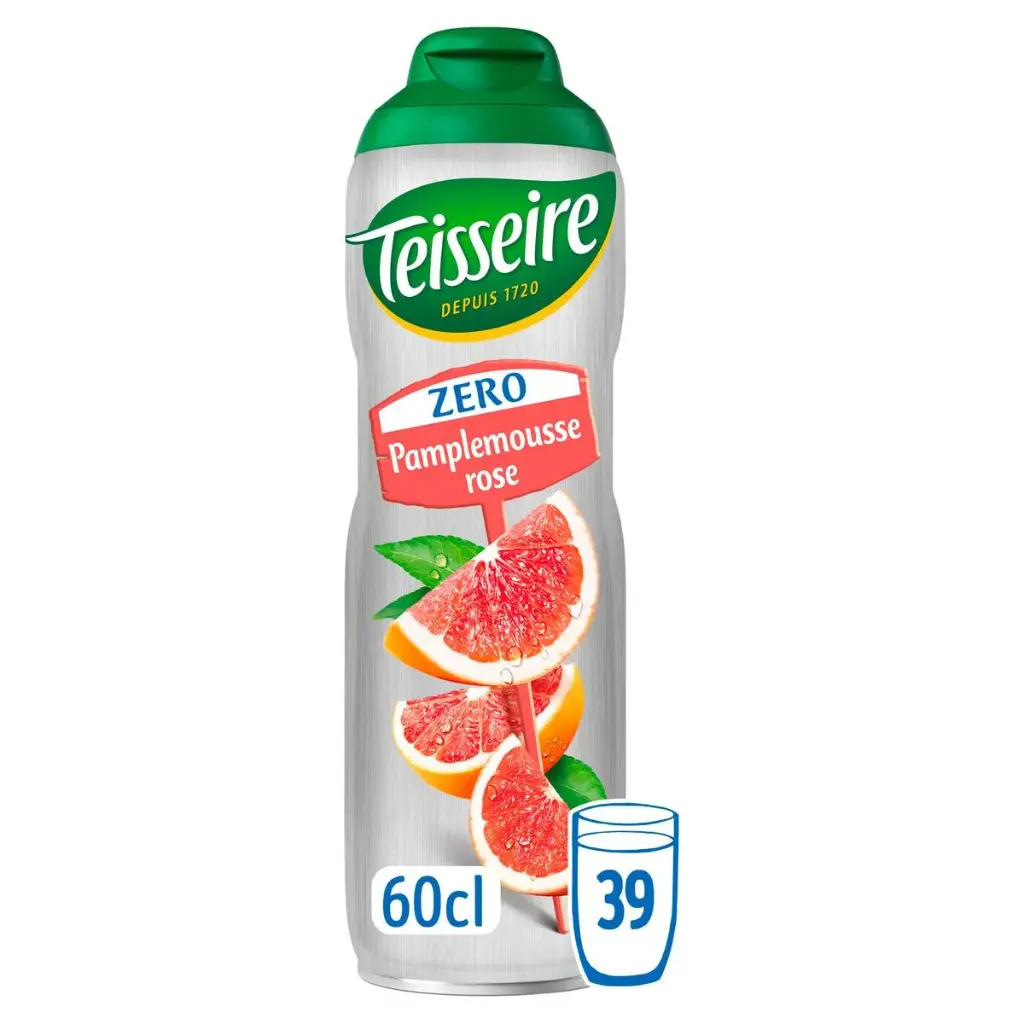 Teisseire Zero Pamplemousse Rose 60 Cl