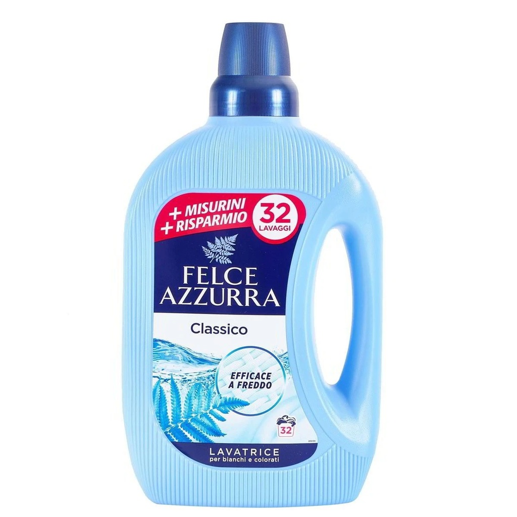 Felce Azzurra Classico Lessive Liquide 1,6 Litre 32 Doses