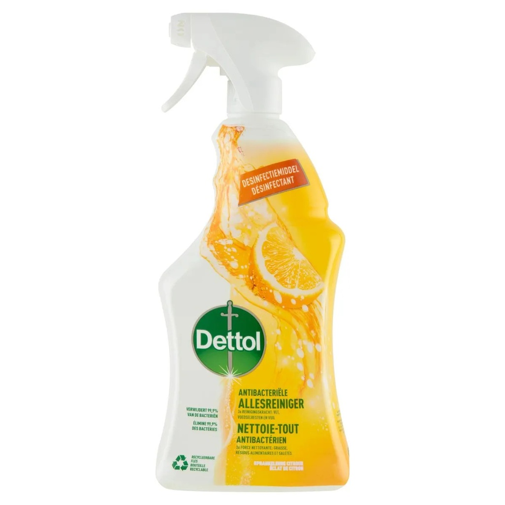 Dettol Éclat de Citron Spray Nettoyant 750 Ml