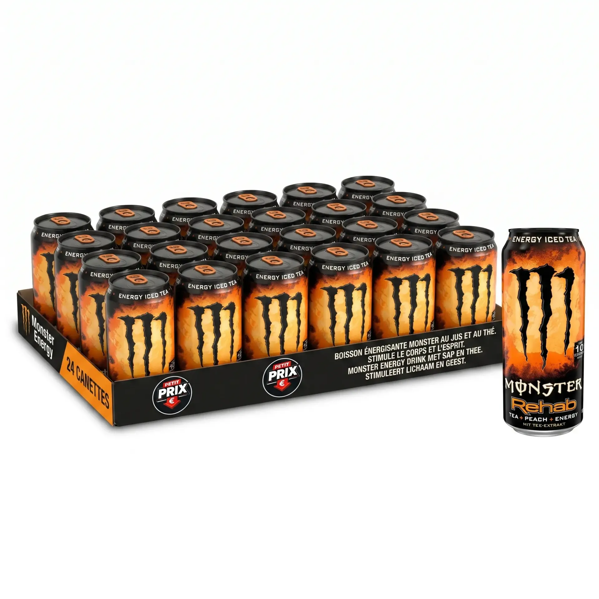 [MON012] Monster Rehab Tea Peach Canette 24x50 Cl