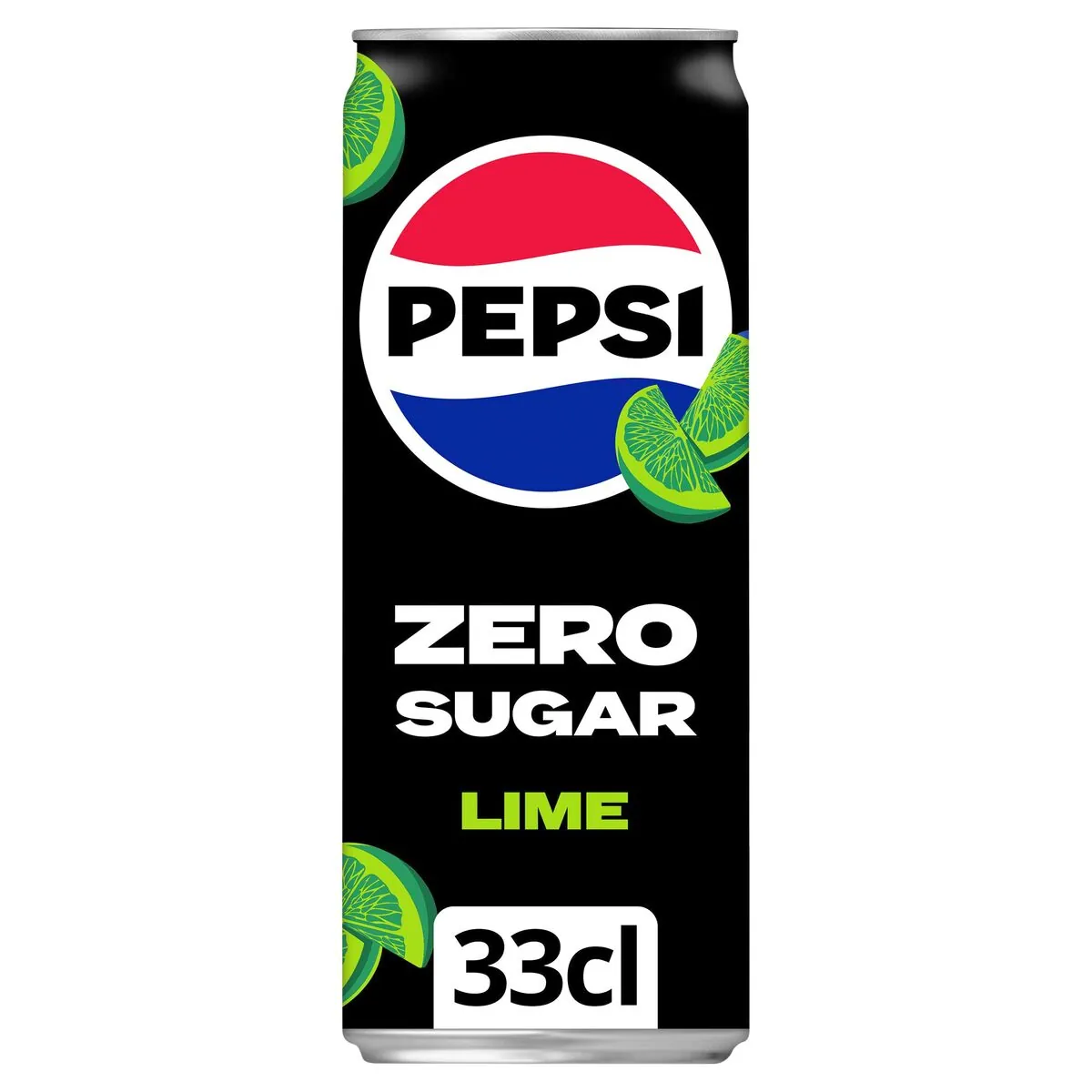 Pepsi Lime Zero Sugar Cola Canette 33 Cl
