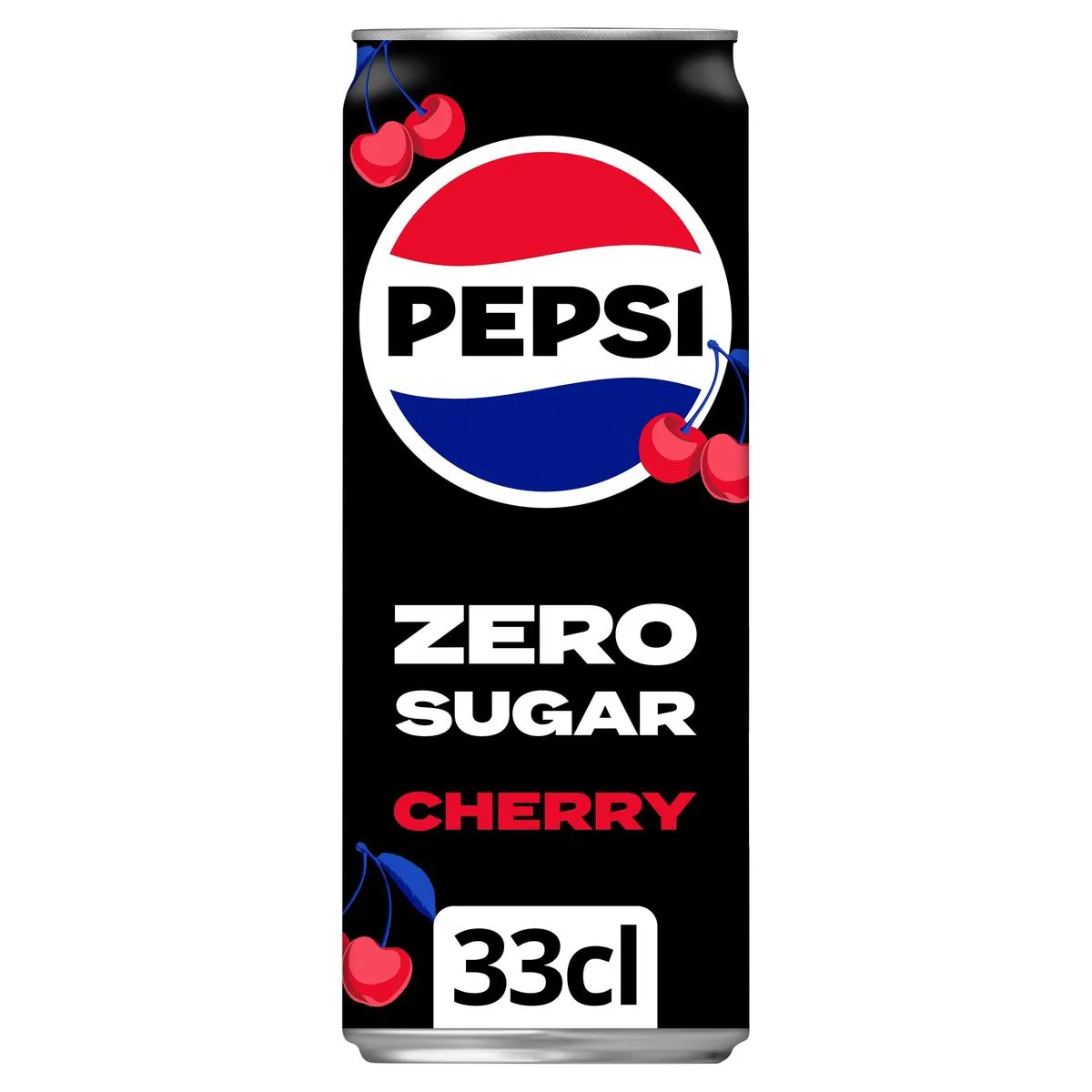 Pepsi Cherry Zero Sugar Cola Canette 33 Cl