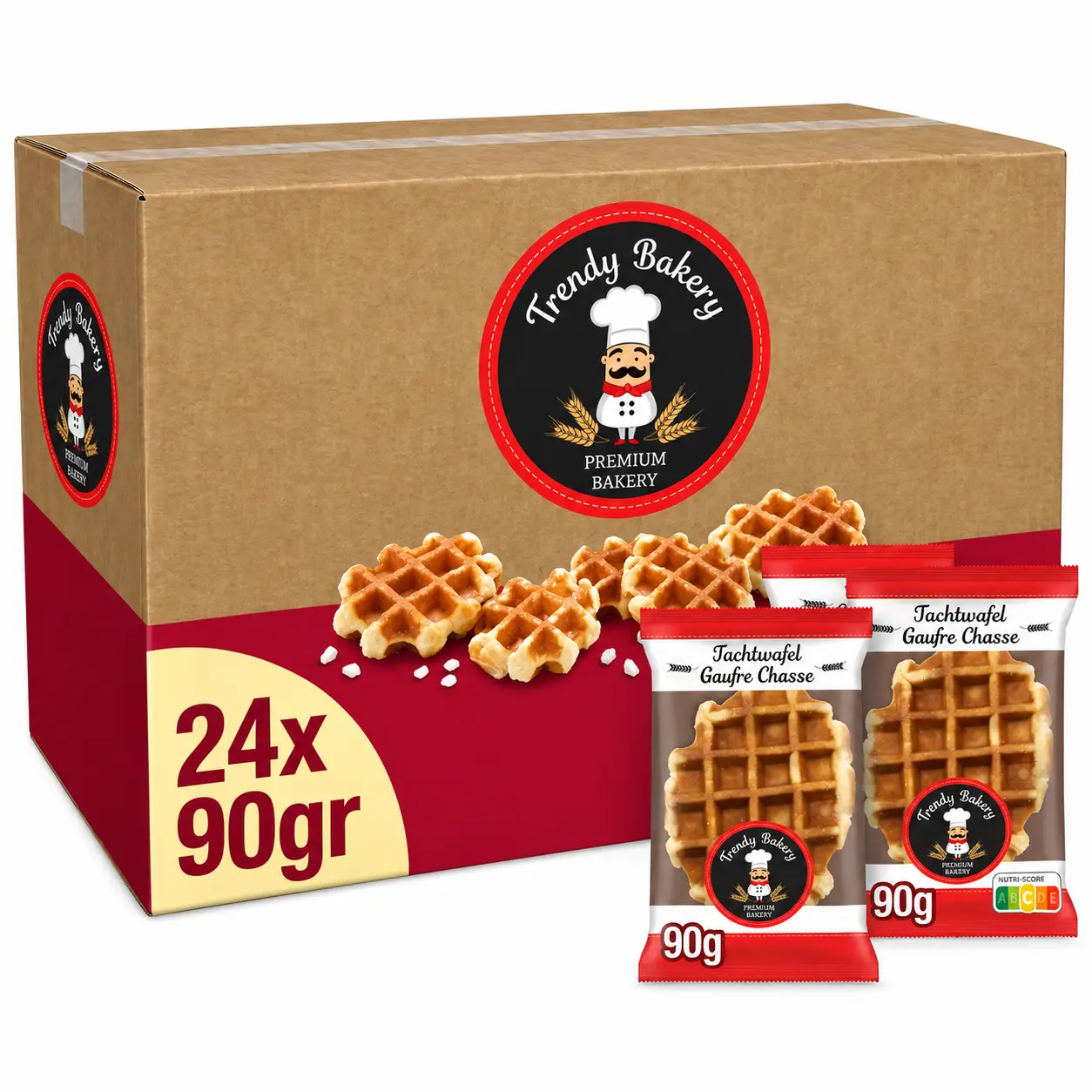 Trendy Bakery Gaufre de Chasse 24x90 Gr