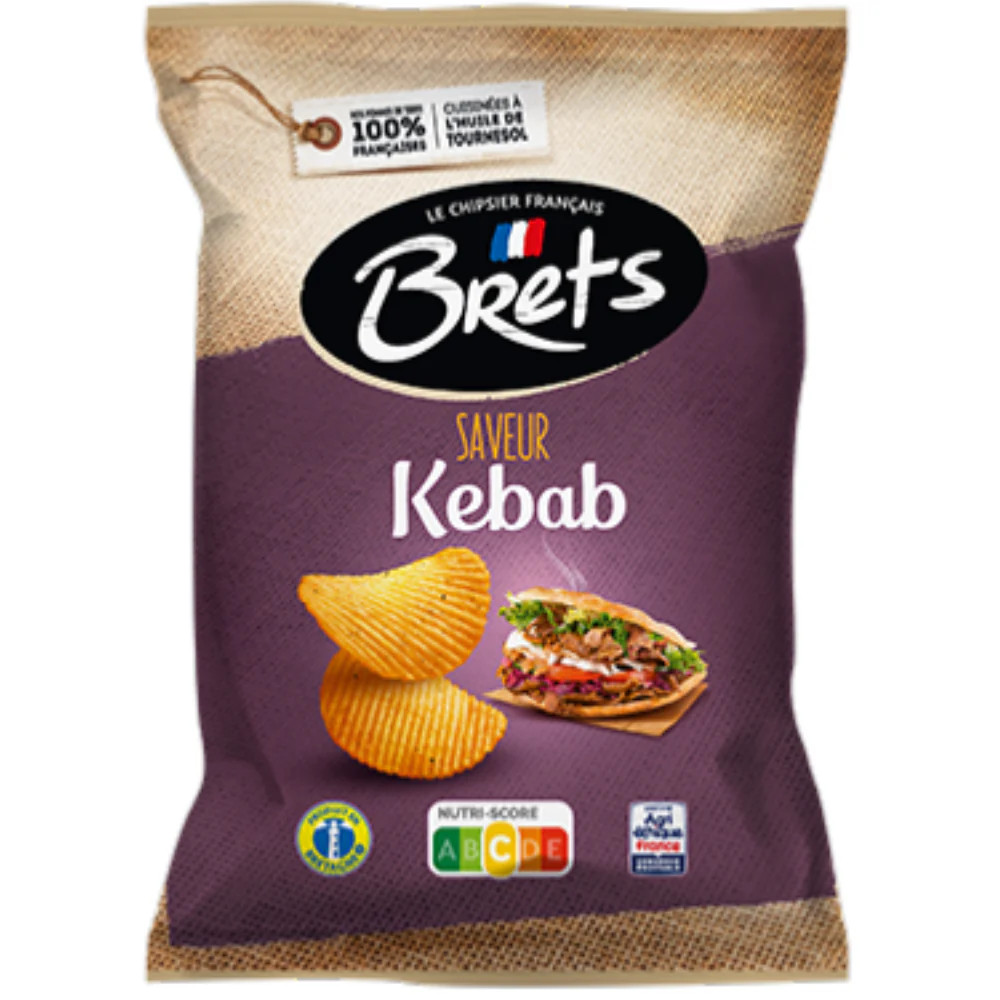 Brets Kebab Chips 125 Gr