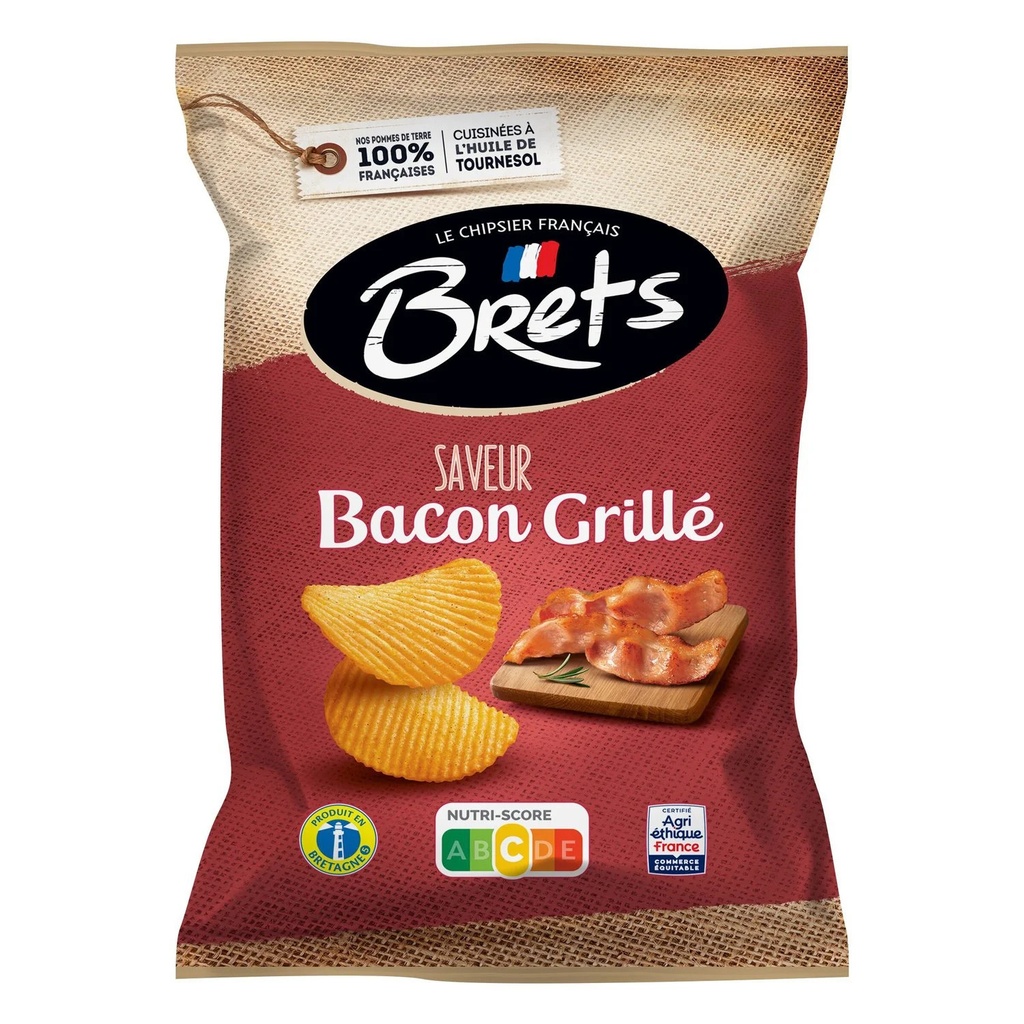 Brets Bacon Grillé Chips 125 Gr