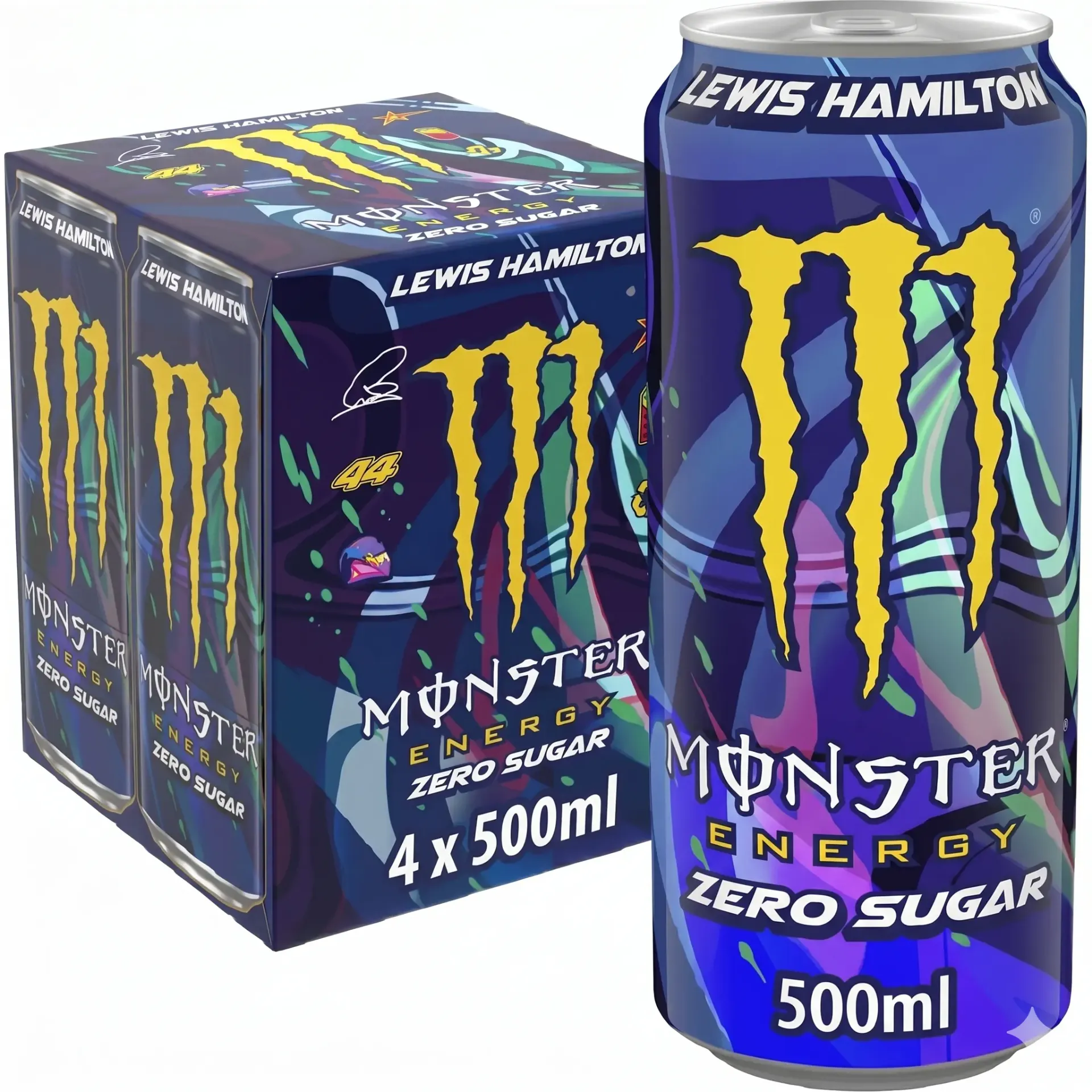 [MON015] Monster Lewis Hamilton Zero Sugar Canette 4x50 Cl