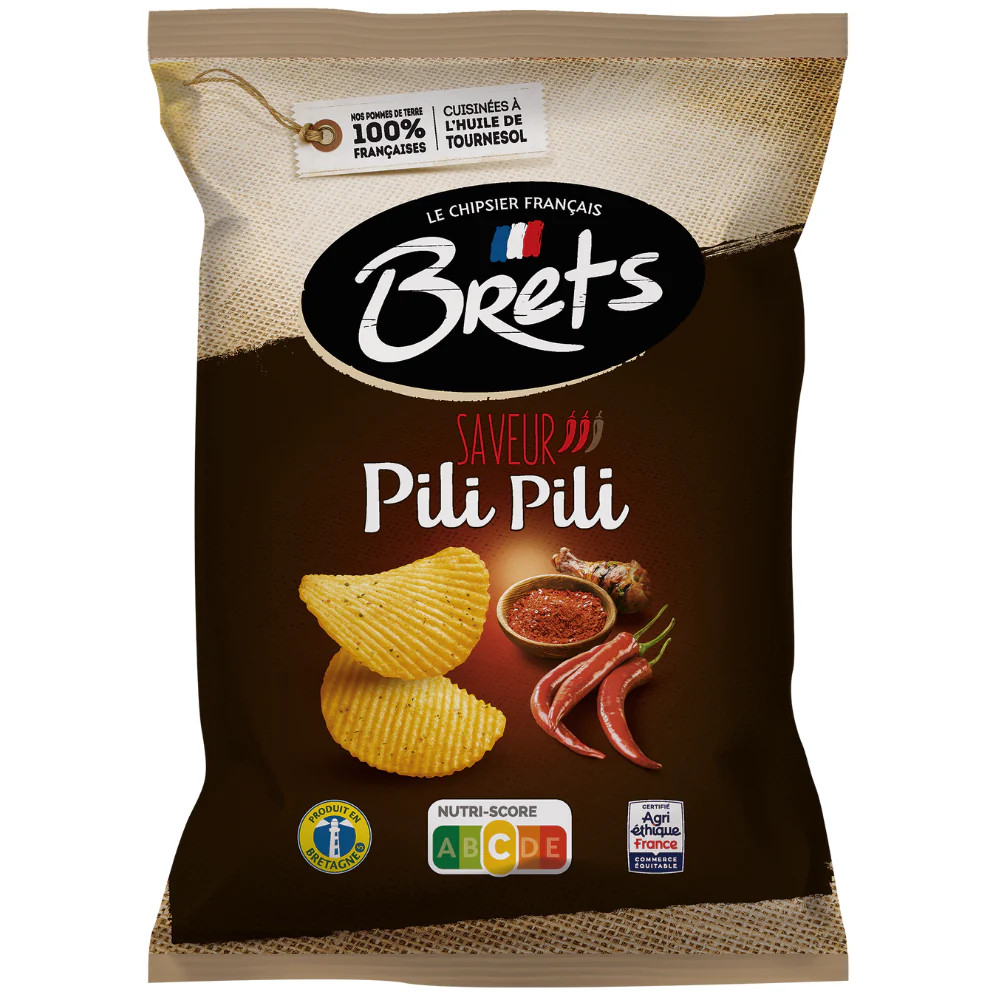Brets Pili Pili Chips 125 Gr