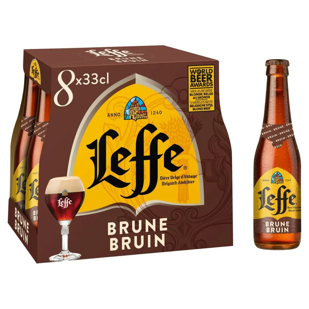 Leffe Brune Bouteille 8x33 Cl