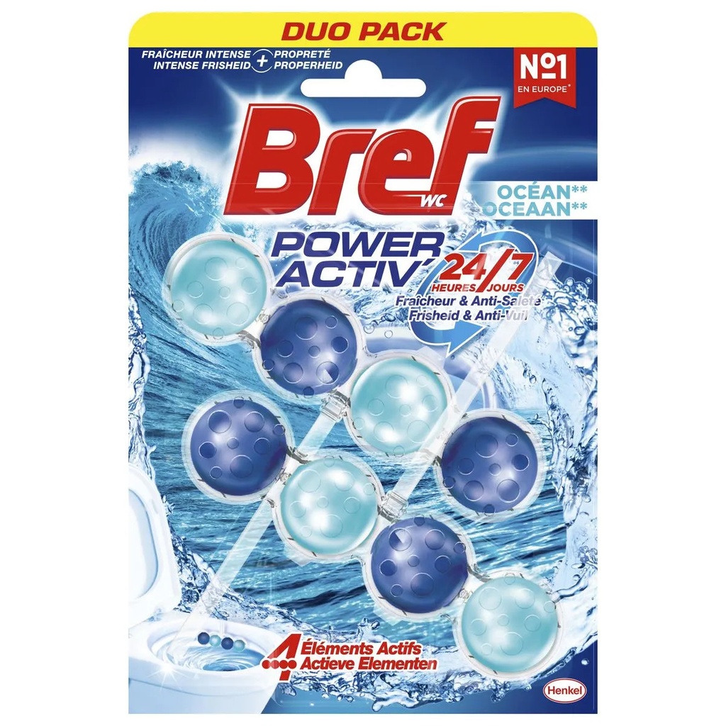 Bref WC Power Activ Océan Bloc WC 2 Pièces