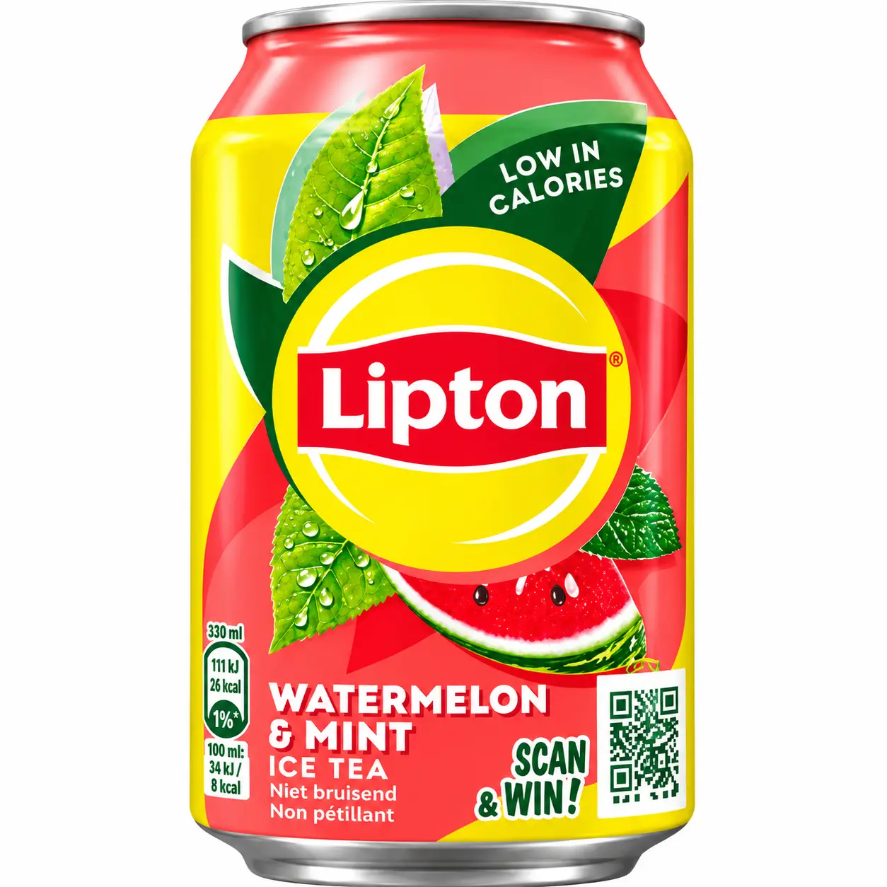 Lipton Ice Tea Pastèque Menthe Canette 33 Cl