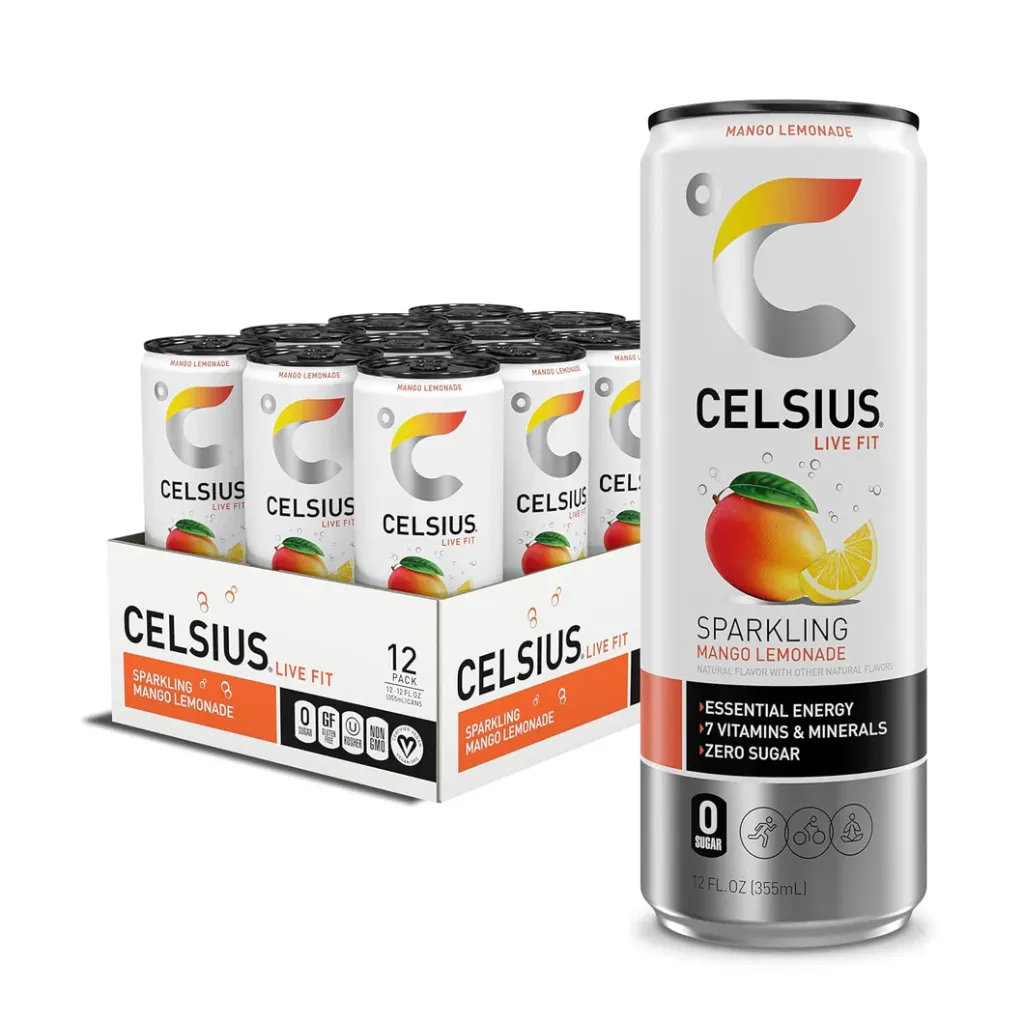 [CEL002] Celsius Mango Lemonade Canette 12x25 Cl